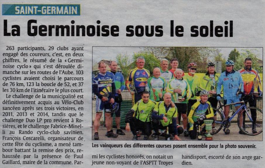Germinoise Cyclo (13/04/2014)